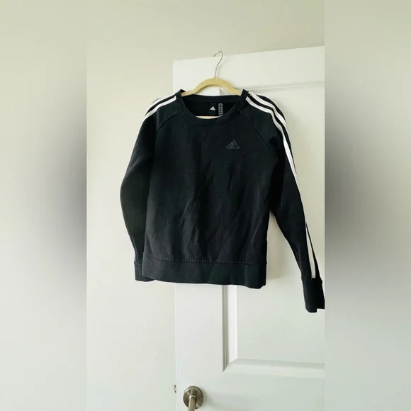 Adidas Women's Black Crew Neck Sweater - Picture 3 of 8